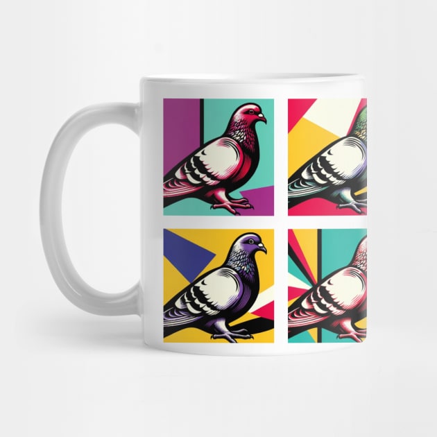 Pop Columbidae Art - Cool Birds by PawPopArt